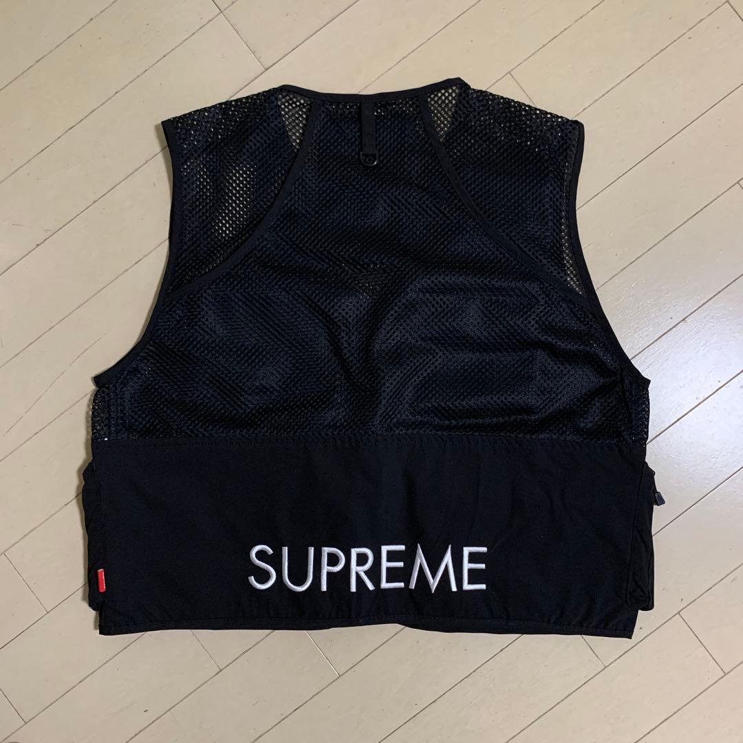 レア Supreme × THE NORTH FACE カーゴメッシュベスト S