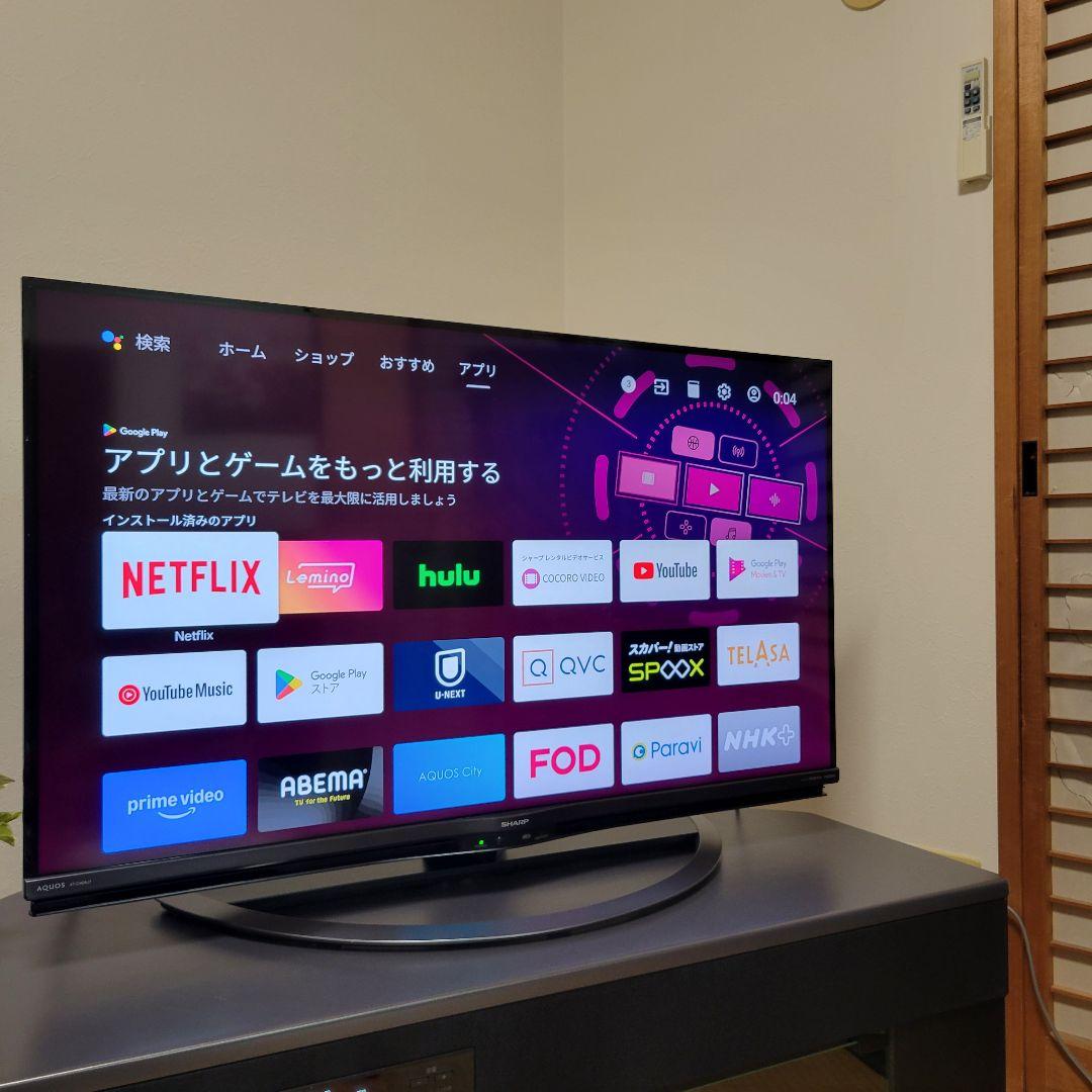 着払い限定■Android TV■シャープＡＱＵＯＳ４０型液晶テレビ