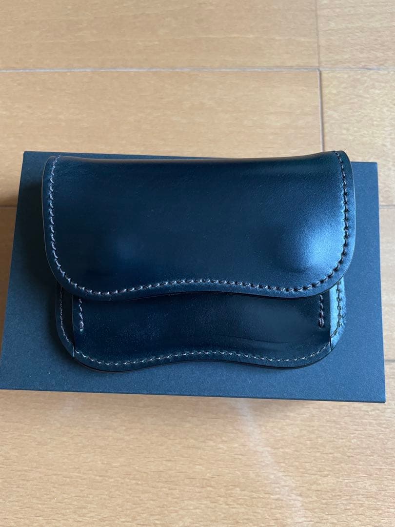 ラストクロップス　タング　シェルコードバン　ブラック　スタンプver