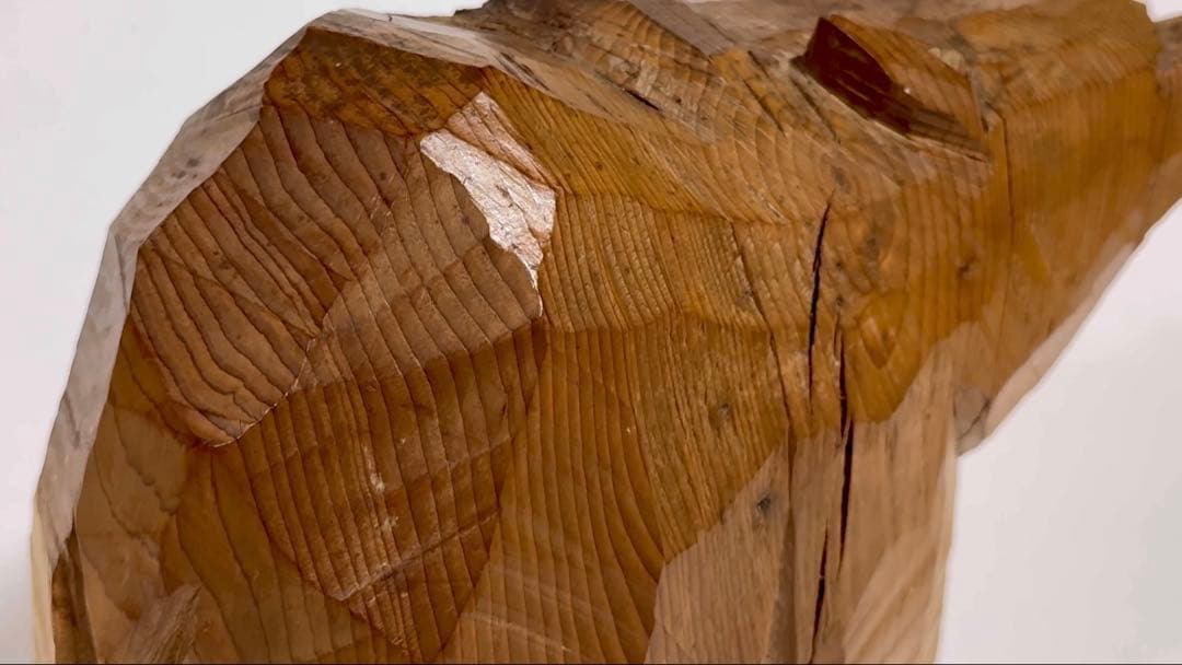 木彫り熊　八雲　2体セット【茂木多喜治作・加藤貞夫作】