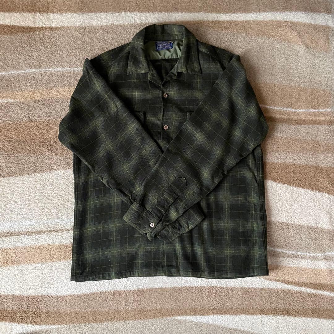 PENDLETON ペンドルトン　50s オンブレ　ウールシャツ　ボードシャツ