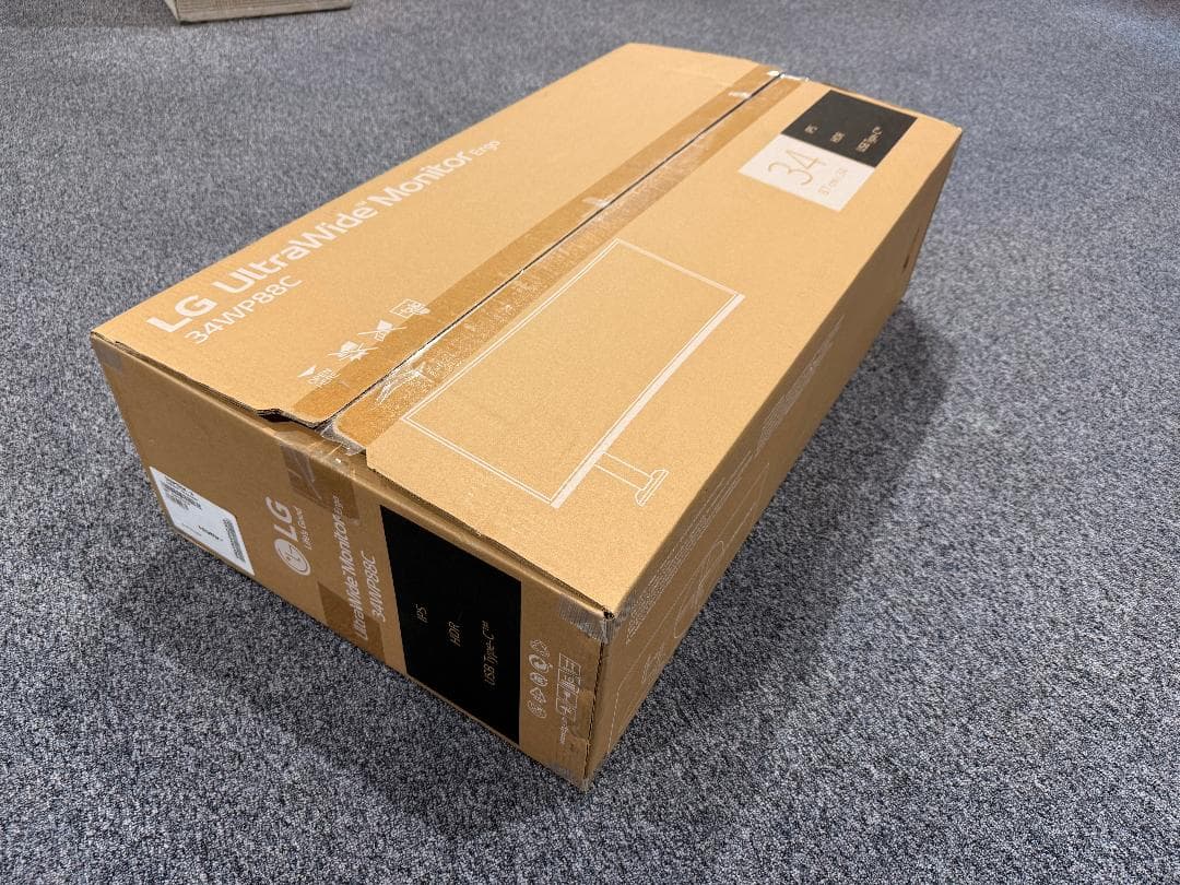 LG 34インチ曲面ウルトラワイドモニター 34WP88CN-B