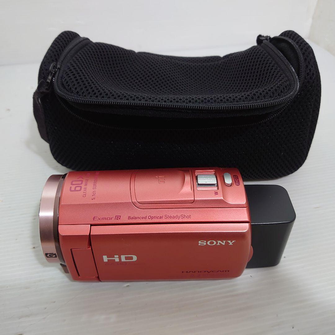 動作ok　SONY　Handycam HDR-CX535 ピンク