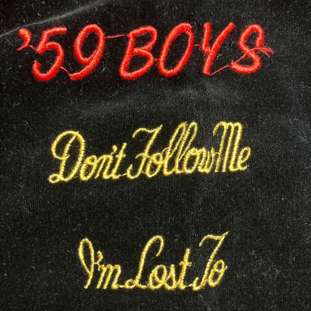 90s スカジャン　別珍　襟付き　SUNSET STRIP ヴィンテージ