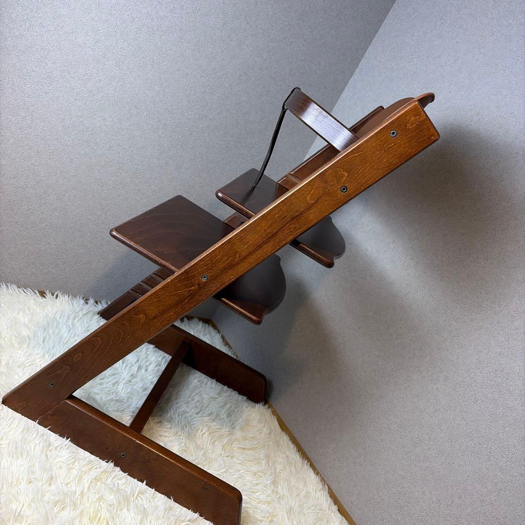 美品　ストッケトリップトラップ　ベビーセット　ブラウン　NO3