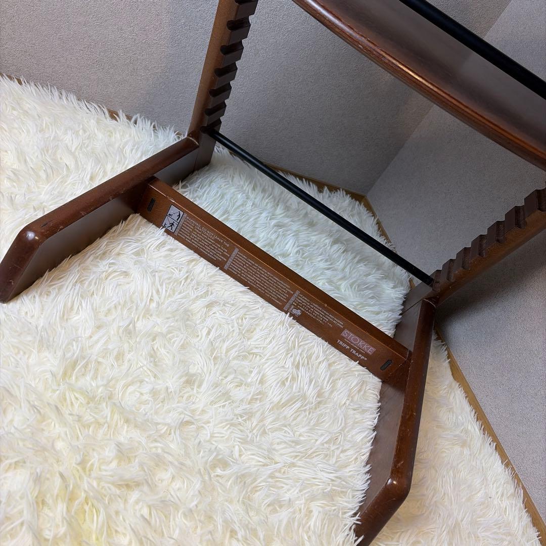 美品　ストッケトリップトラップ　ベビーセット　ブラウン　NO3