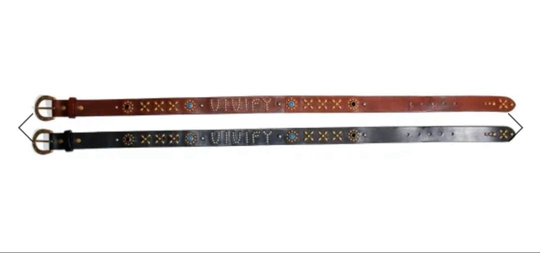 定価4万超 VIVIFY West Coast Cross Studs Belt
