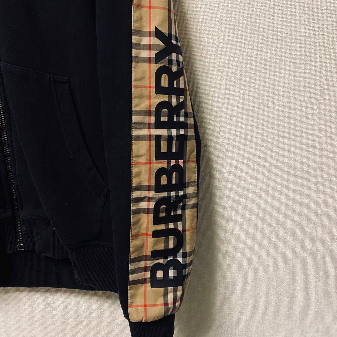 BURBERRY バーバリー ジップアップパーカー 袖ロゴ