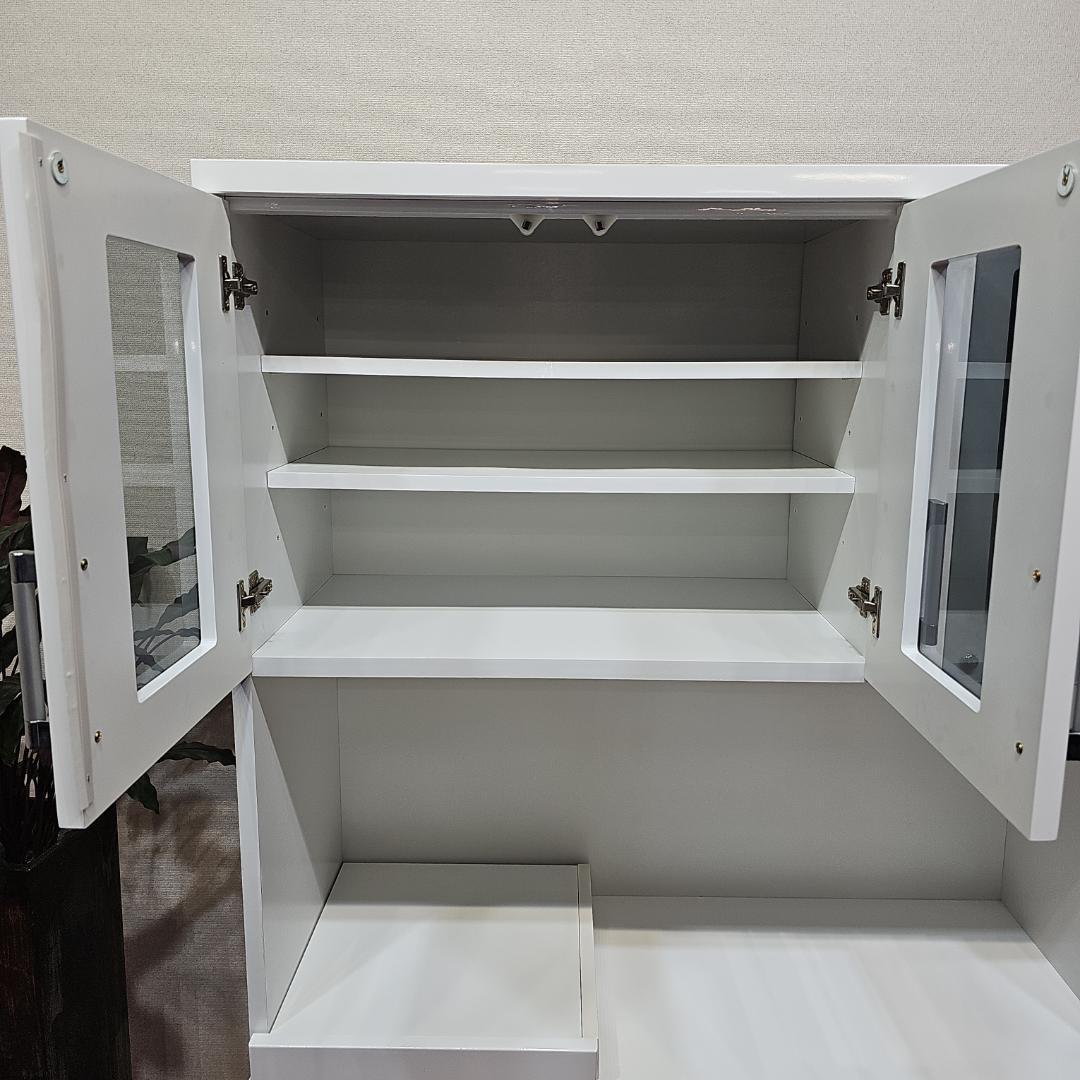 東京23区送料無料　ホワイトキッチンボード