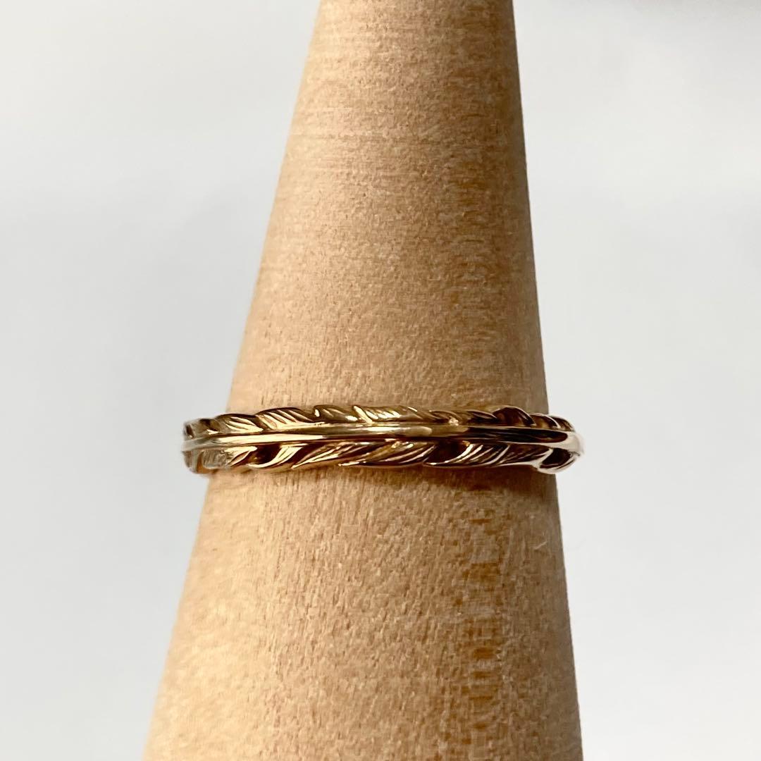 NOJESS K5 フェザーリング｜羽根モチーフ｜11号 美品 箱付