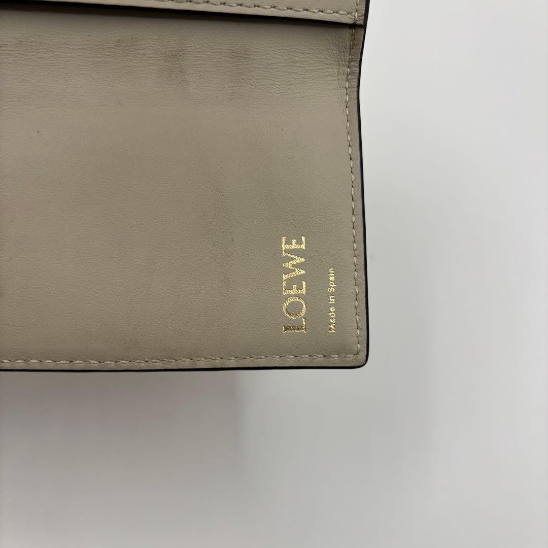 LOEWE キーケース　6連　リピートアナグラム　ライトオーツ　ベージュ