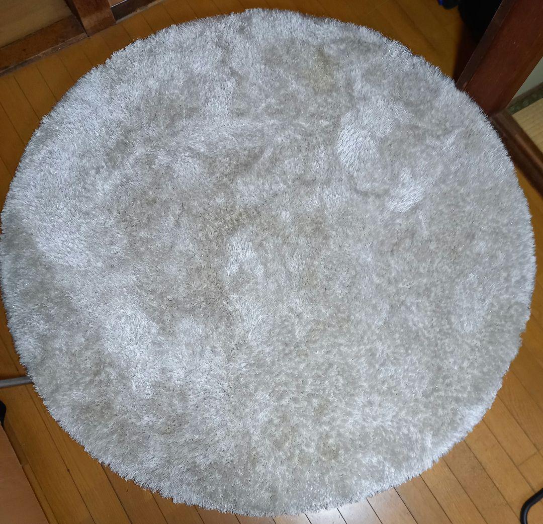 FrancfrancフランフランラグマットKASTEシルバー低反発150