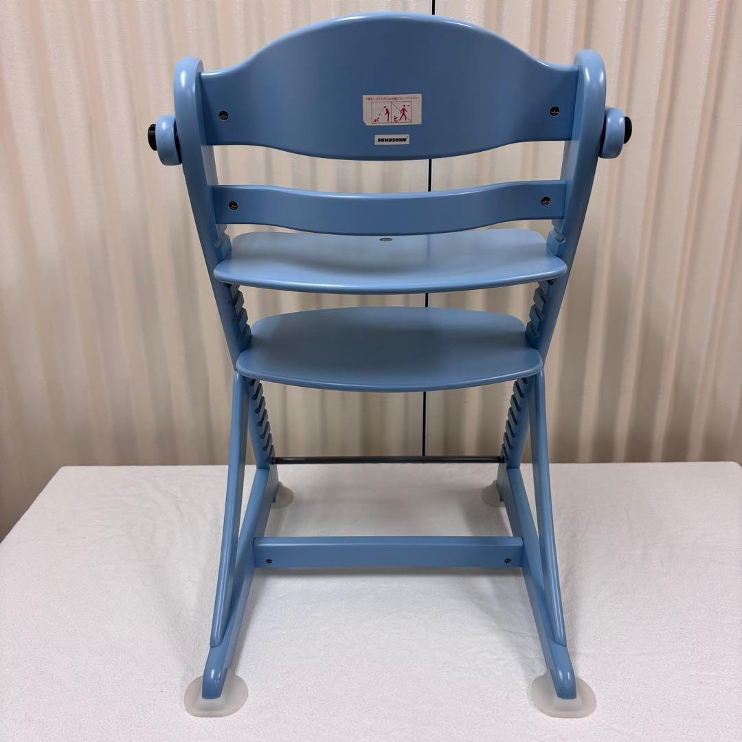 除菌清掃済　☆極美品☆　大和屋　すくすくチェアイーエヌ　ブルー