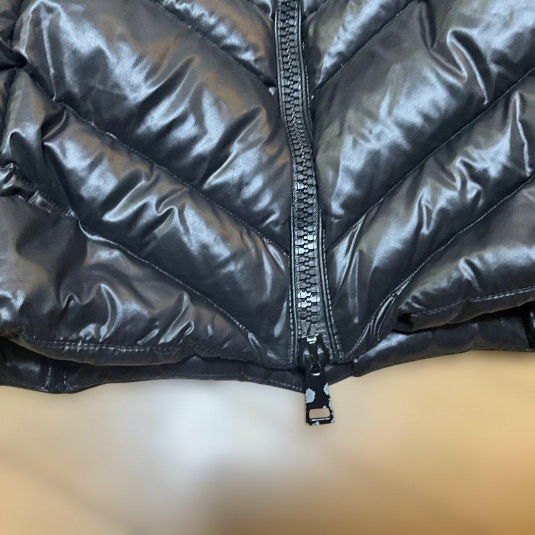 美品MONCLER ブラック ロングダウンジャケット01番