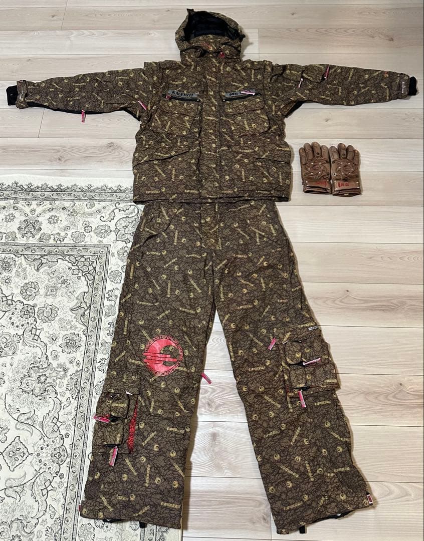 極道神風蹴スノーボードウエア影道