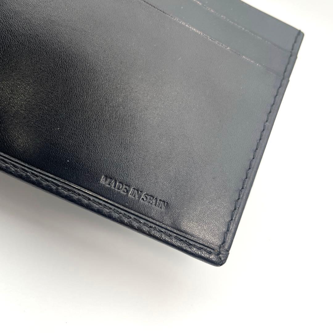 ロエベ　長財布　二つ折り　ブラック　レザー　保管袋付き　スリム