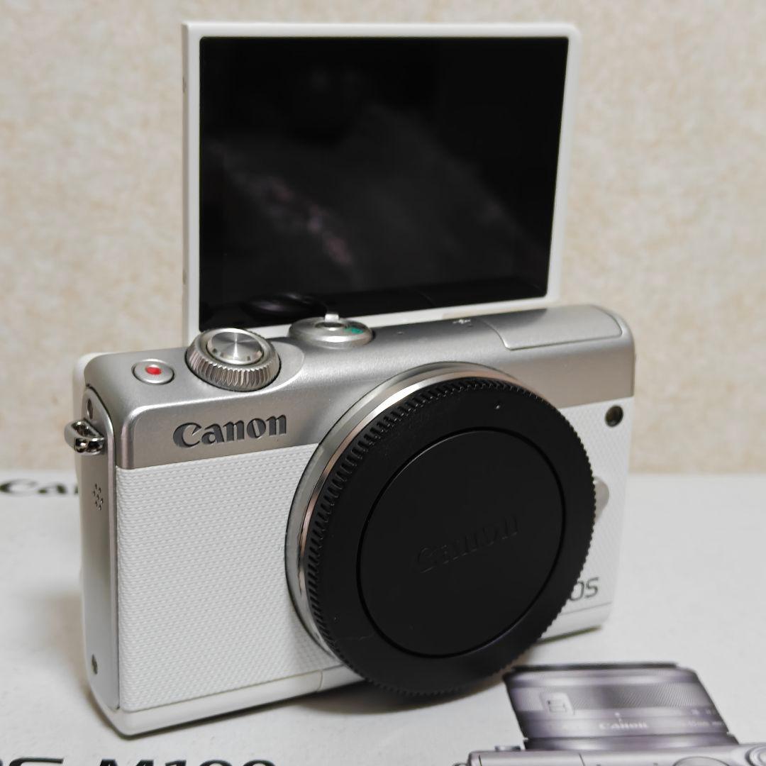 《264》Canon ミラーレス一眼 EOS M100 ダブルズームキット 美品