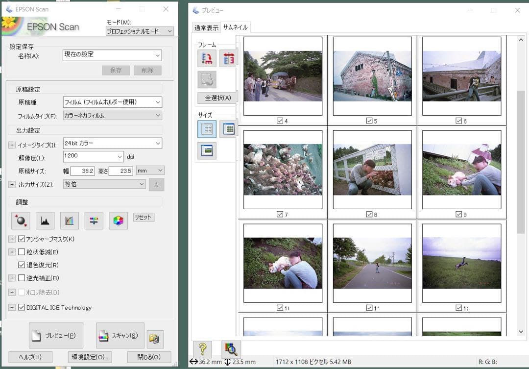 エプソン GT-X970 高性能フィルムスキャナー フィルムホルダー付 動作快調