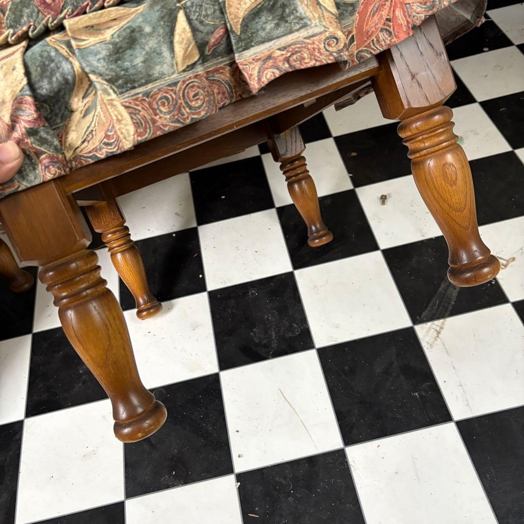 ③あずき様　二脚セット　キツツキ　飛騨産業　穂高　オットマン　ボタニカル