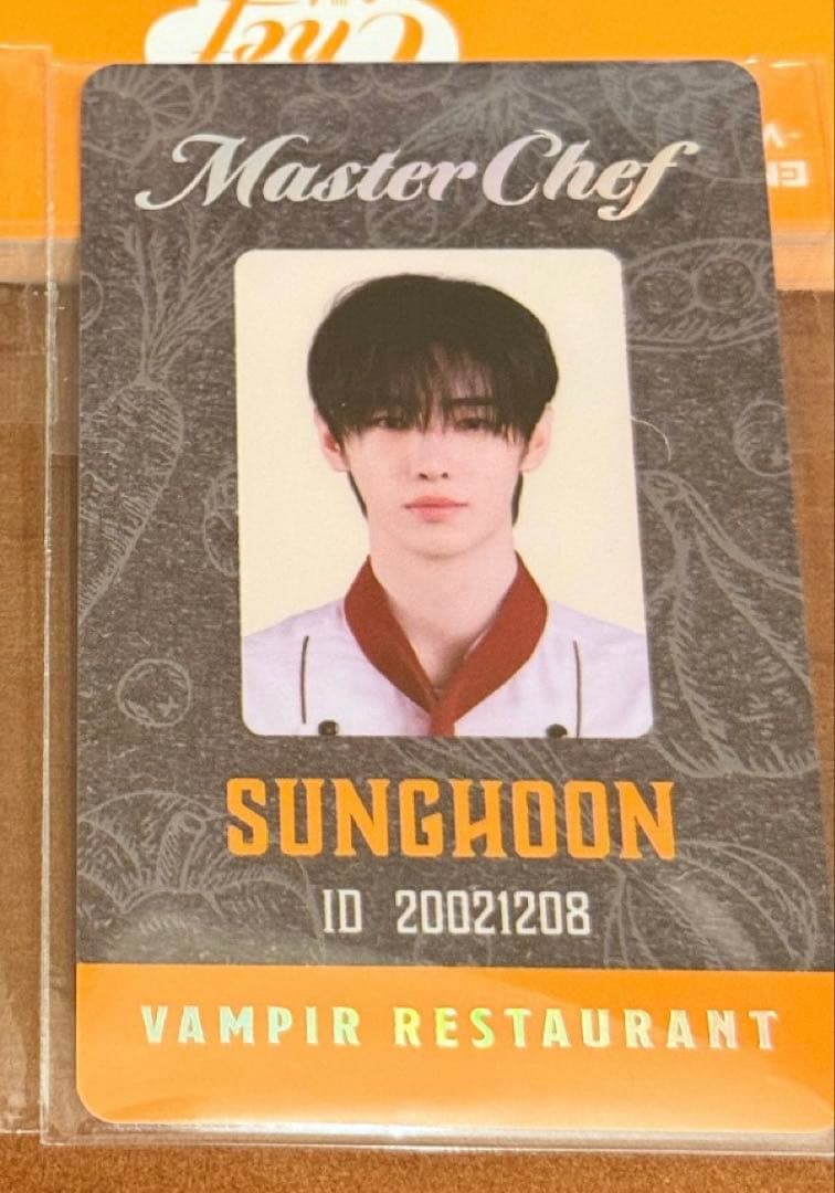 ENHYPEN WORLD ソンフン ポップアップ シェフ SP PVC トレカ