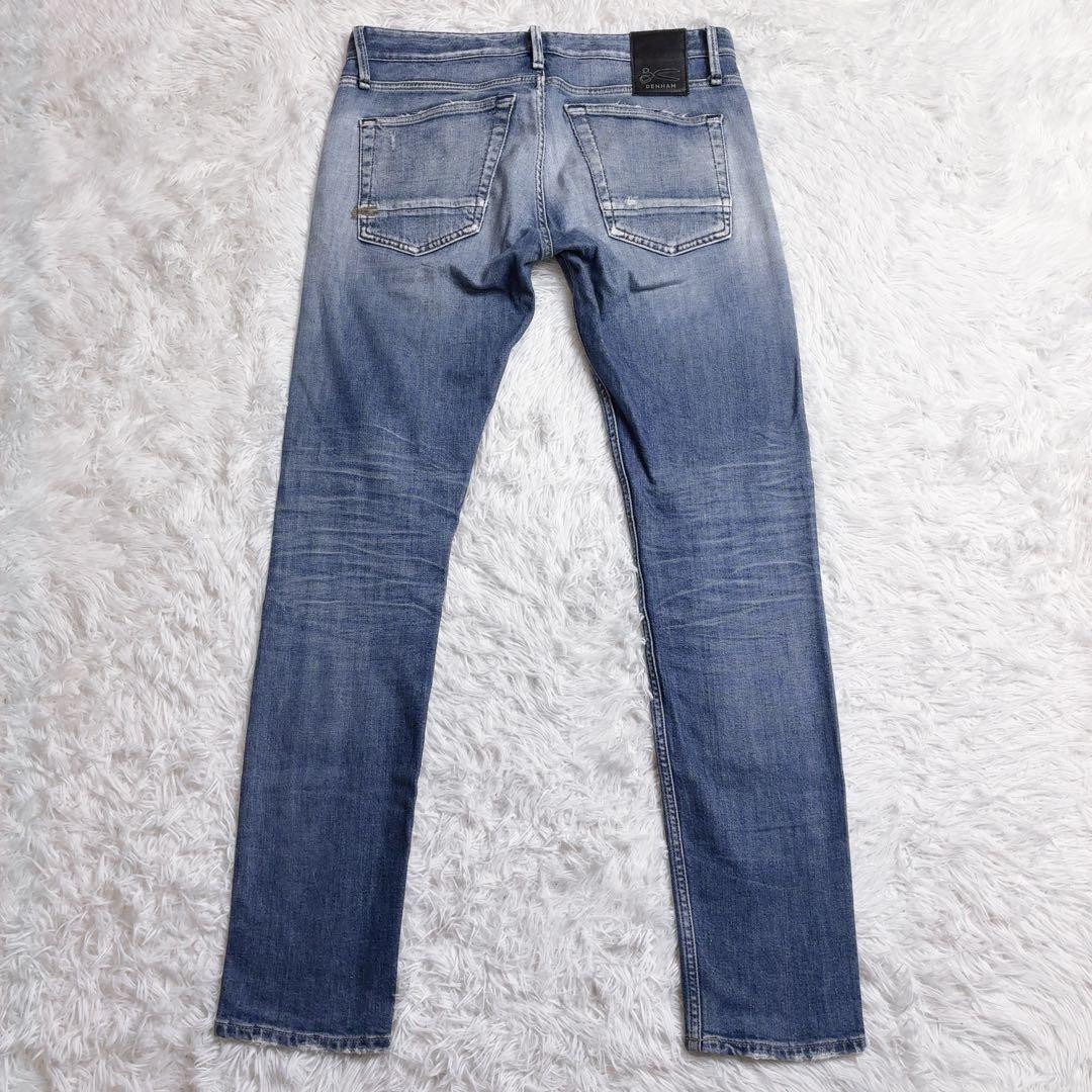 DENHAM レイザー スリムフィット W33 カンディアーニ ストレッチ 赤耳