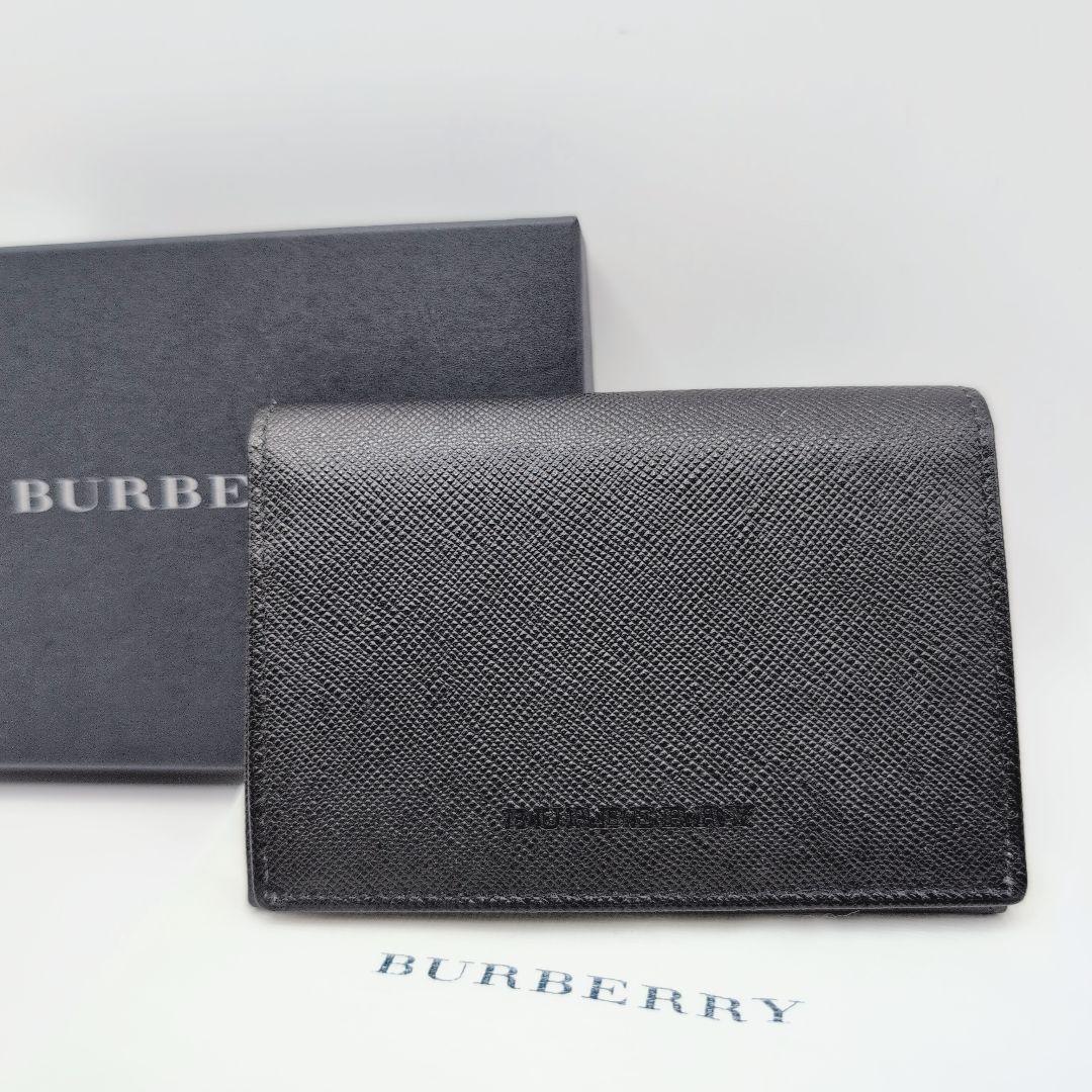 未使用級✨BURBERRY 名刺入れ ノバチェック レザー
