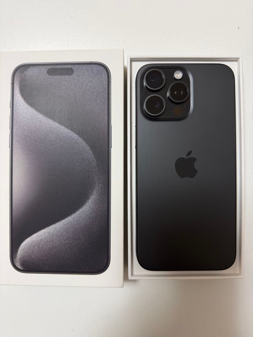 Apple iPhone 15 Pro Max スペースブラック 本体