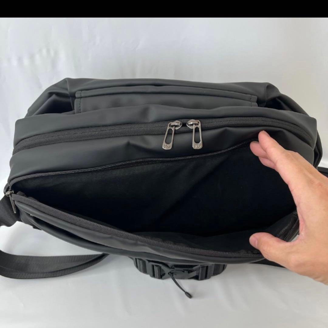 QUICK PACK ボディバッグ ブラック 撥水