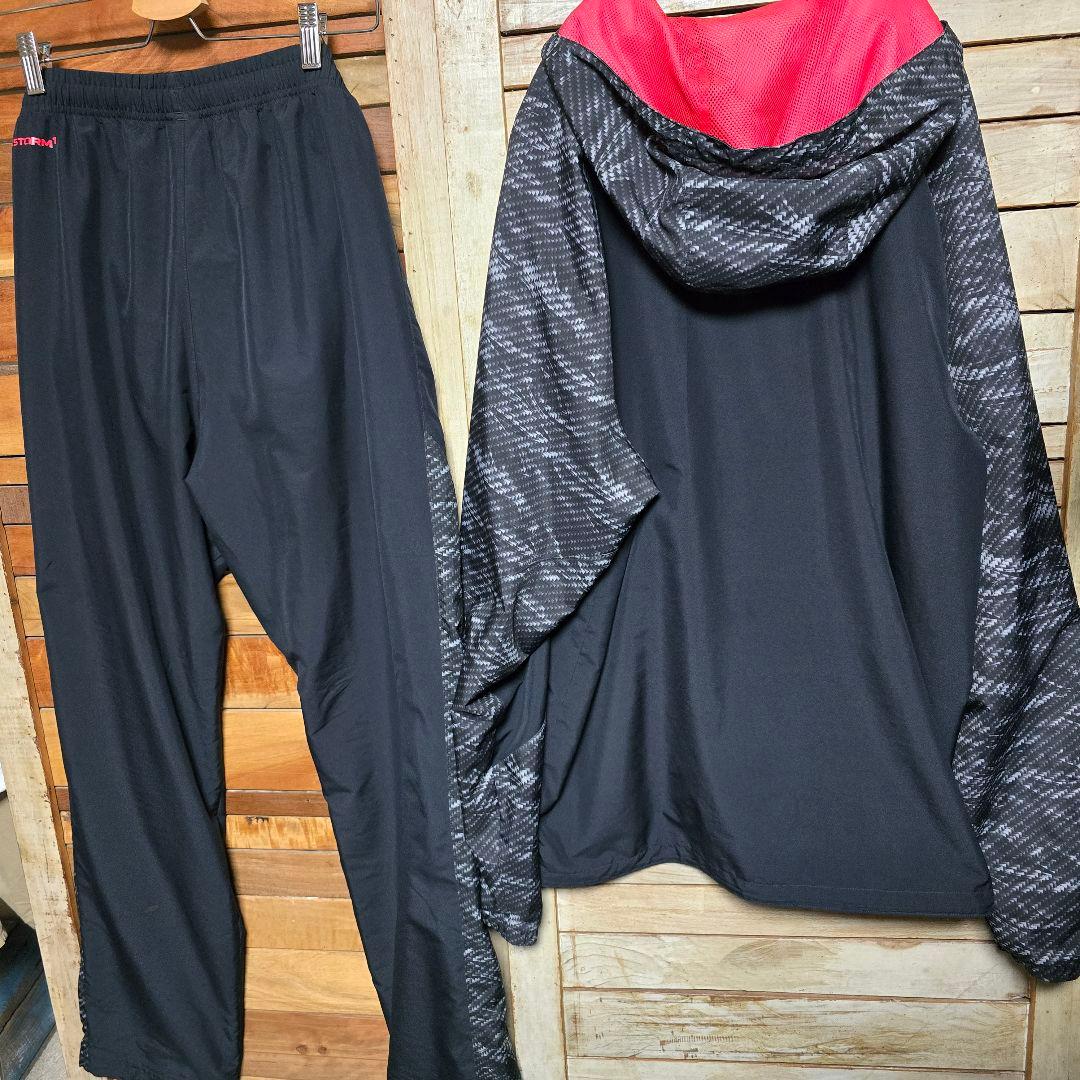 アンダーアーマー ウィンドブレーカー 上下セット 裏地付き ジャージ L XL