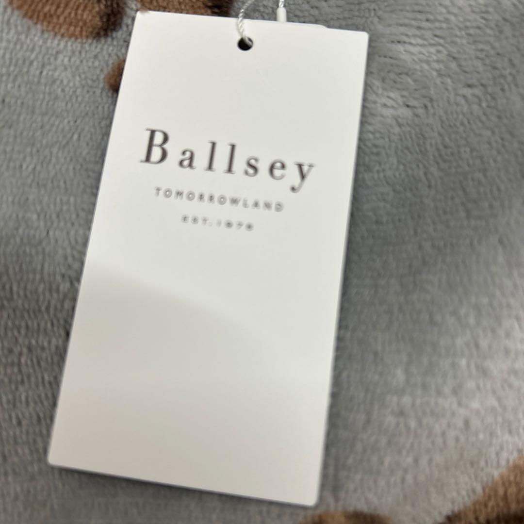 Ballsey シアートロ フリルネックブラウス　ホワイト