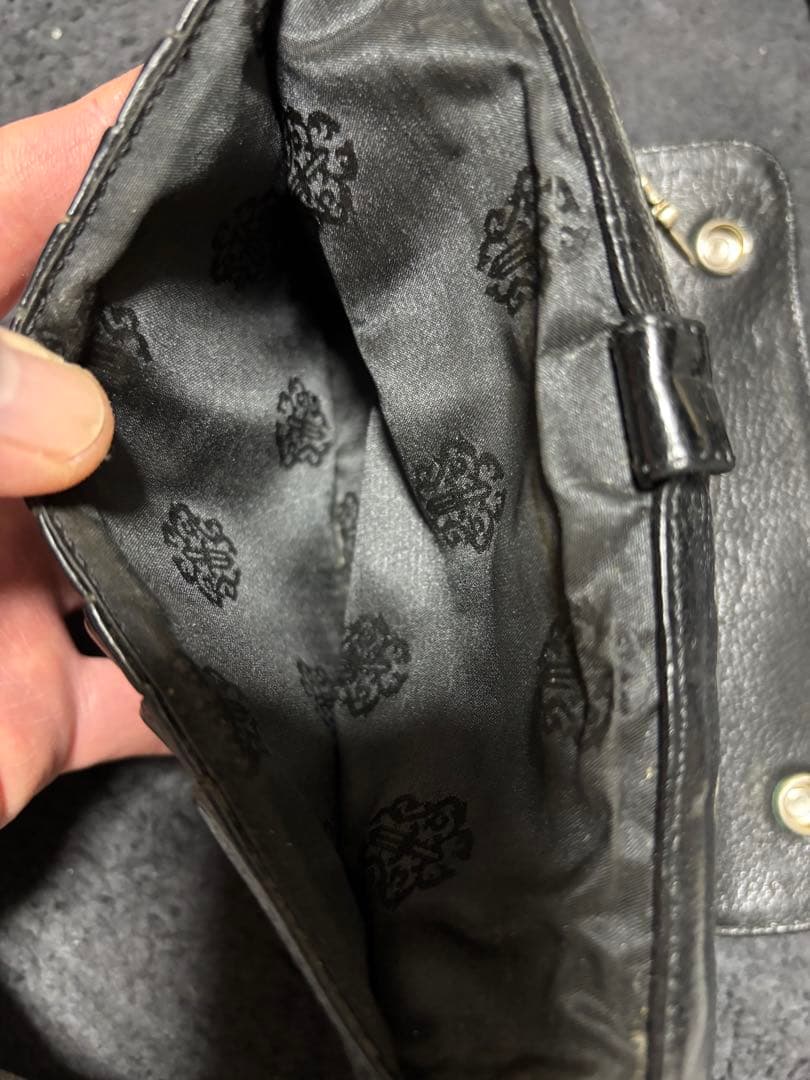 CHROME HEARTS クロムハーツ ウェーブ ウォレット 長財布