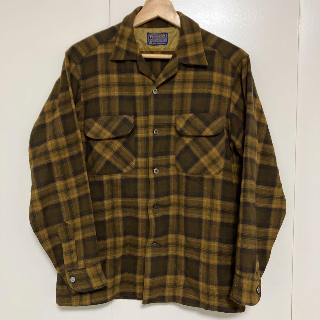 60s PENDLETON L/S Shadow ボードシャツ