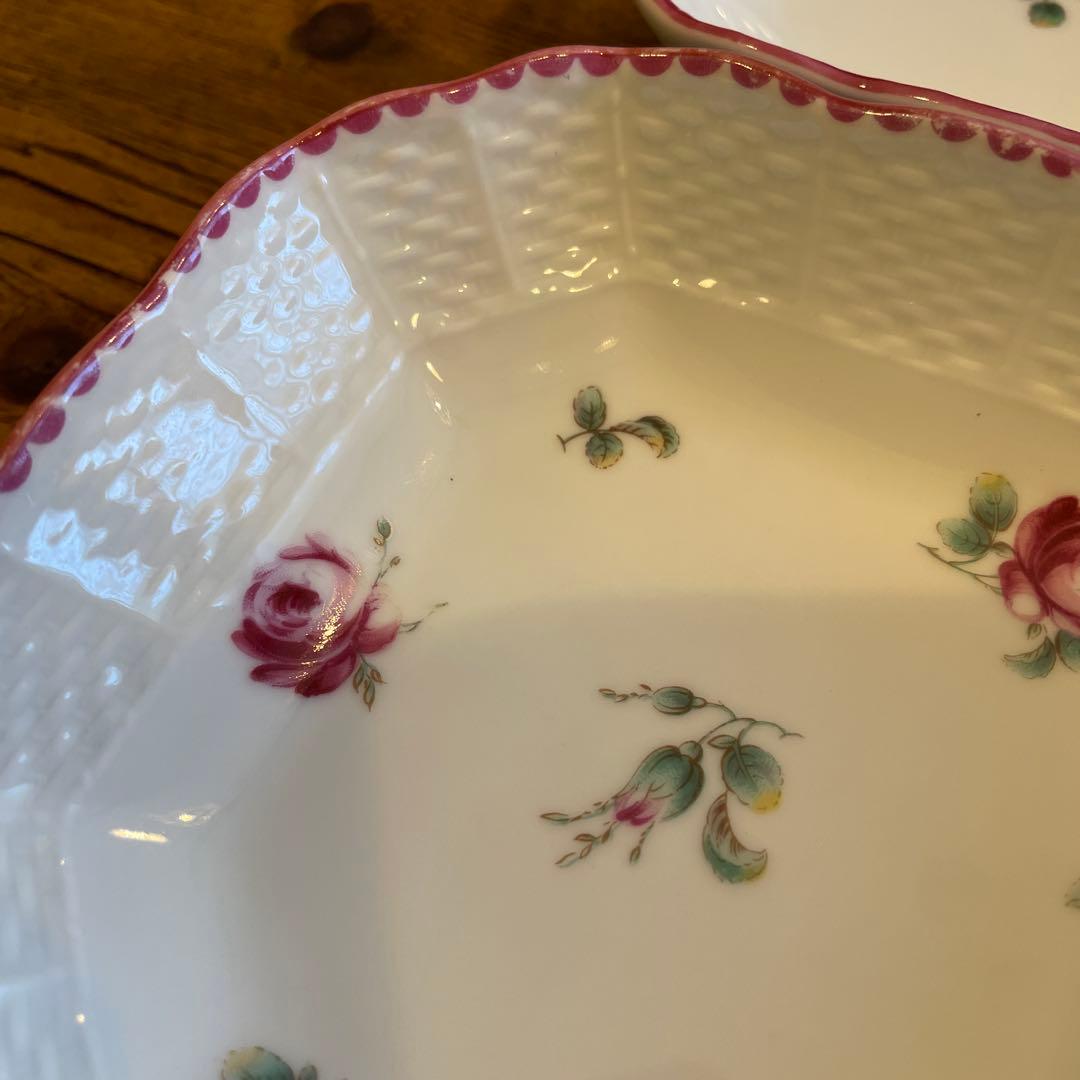 キャットマンリチャードジノリRichard Ginori バラローズ柄4枚