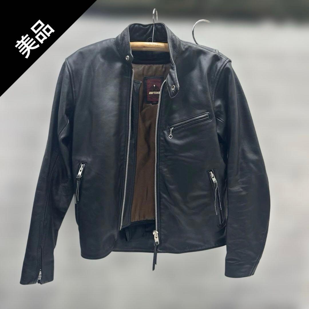 6728 【美品】デイトナ シングルライダースジャケット DL-001 XL