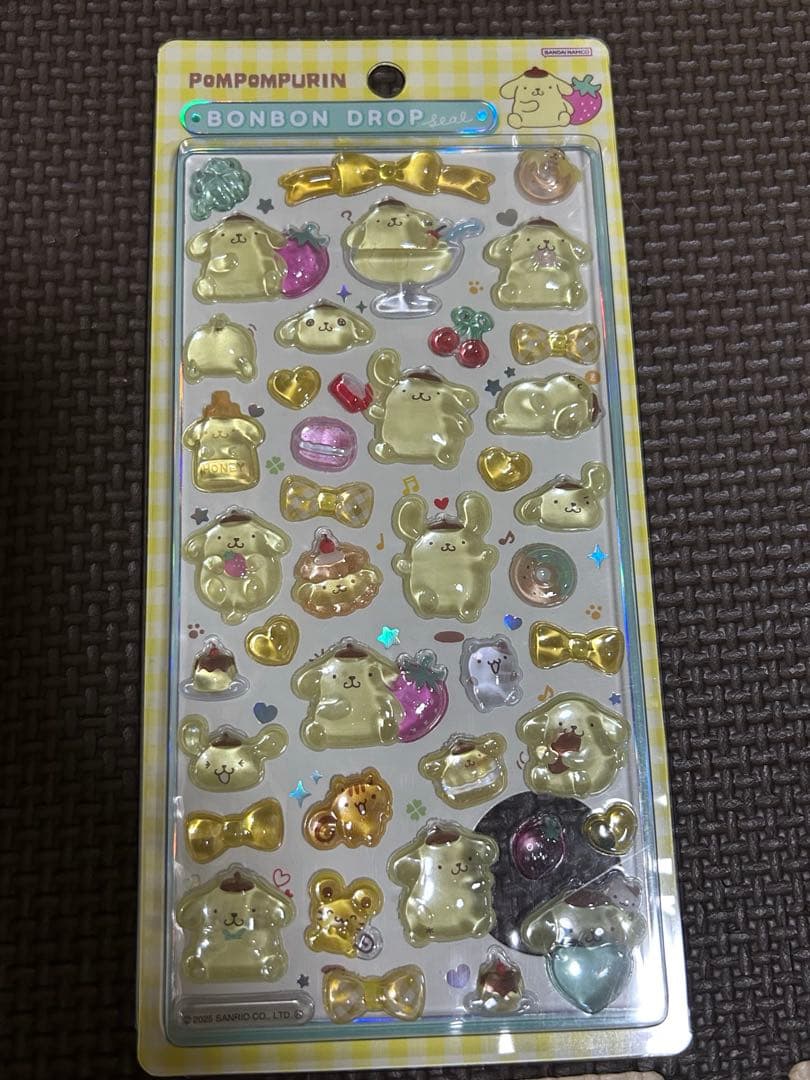 【新品・正規品】ボンボンドロップシール　サンリオ　5種類セット