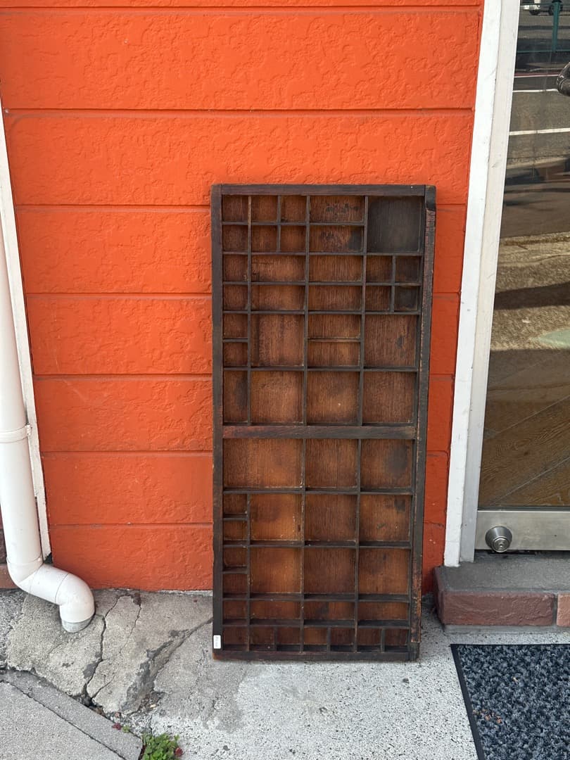 イギリス アンティーク プリンタートレイ 活字ケース