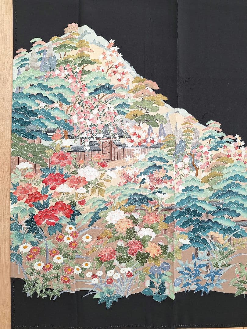 着物リメイクワンピース3693