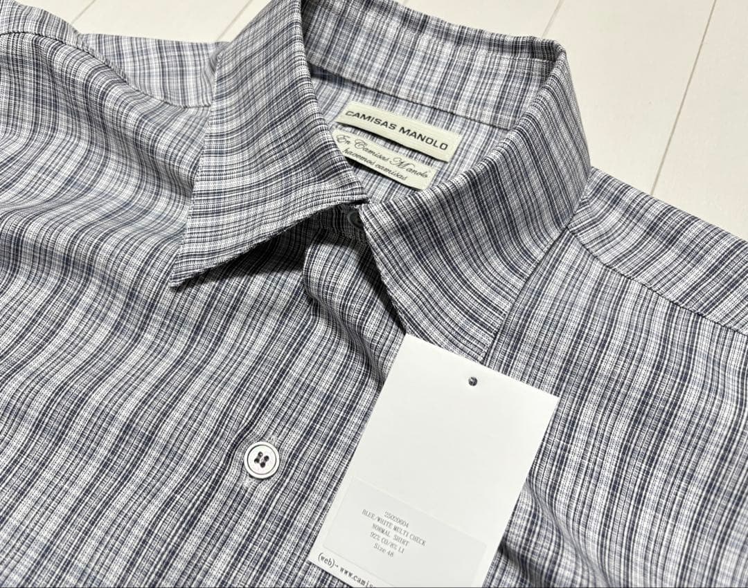 【新品同様】 Camisas manolo 25SS NORMAL SHIRT