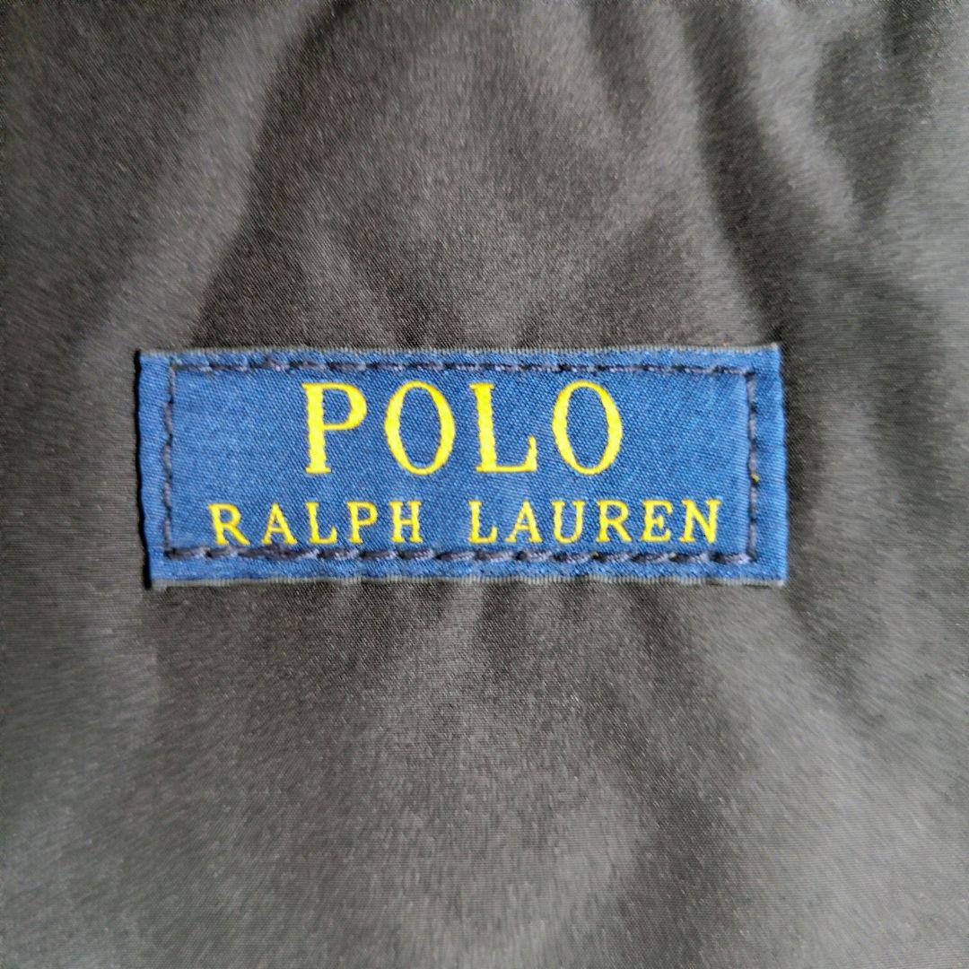 ポロラルフローレン　マザーズバッグ　キルティング　2way　おむつ替えシート　黒