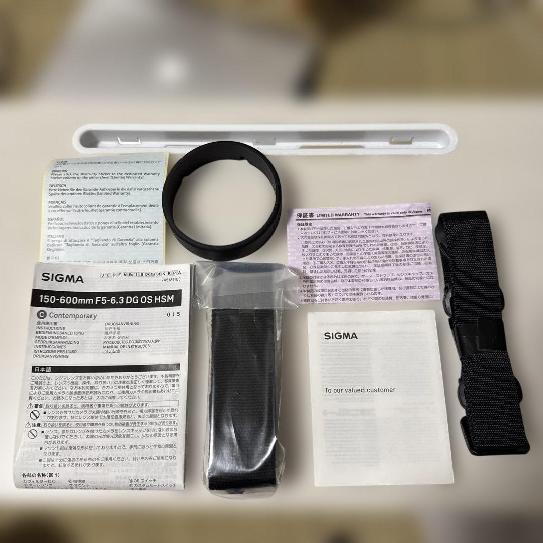 レンズ(ズーム) 150-600mm F5-6.3 DG OS HSM Contemporary