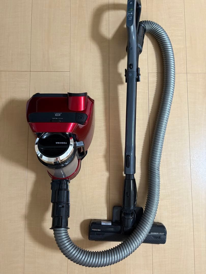 TOSHIBA 東芝　サイクロン掃除機VC-C7 (R) 20年製　説明書付