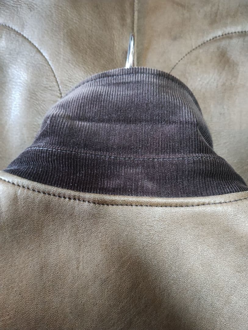 ロストコントロール ホースハイド カーコート 36 Sサイズ　ブラウン