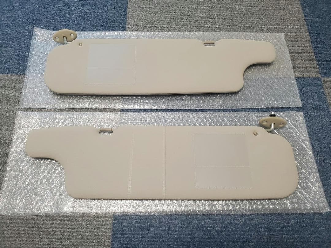 70系ランクル用　純正 サンバイザー 左右　アイボリー　前期・後期 取付OK☆