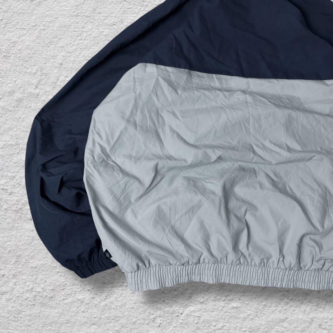 umbroアンブロナイロンジャケット90s古着vintageバイカラーネイビー