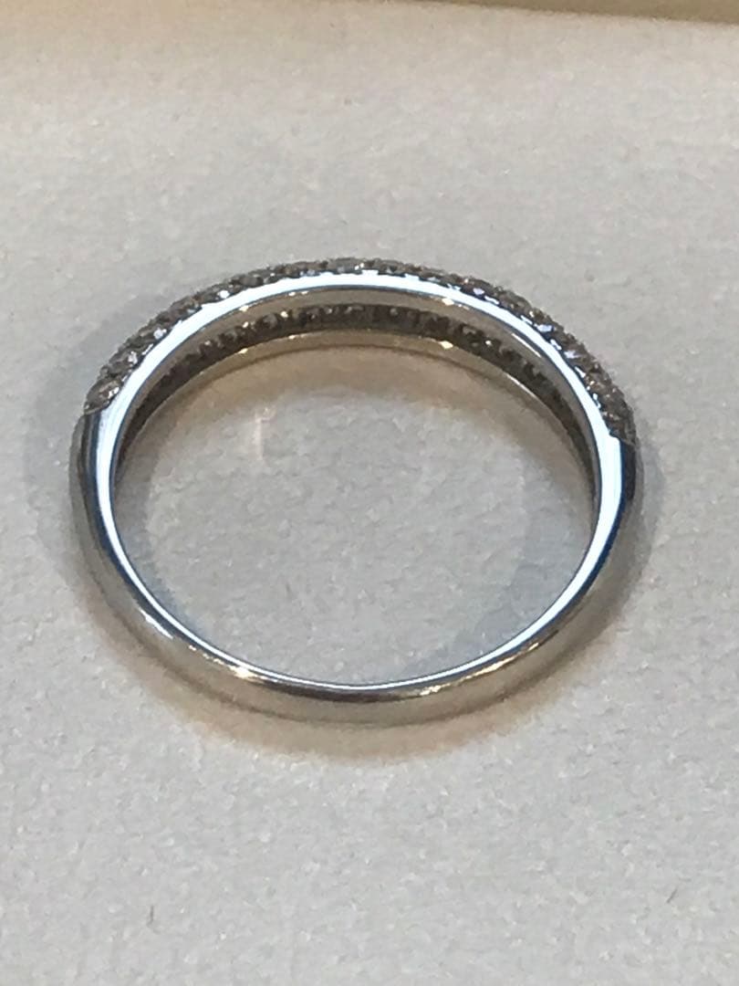 ❤︎最終価格❤︎pt950 H&Cダイヤモンド0.50ctパヴェリング　10.5号