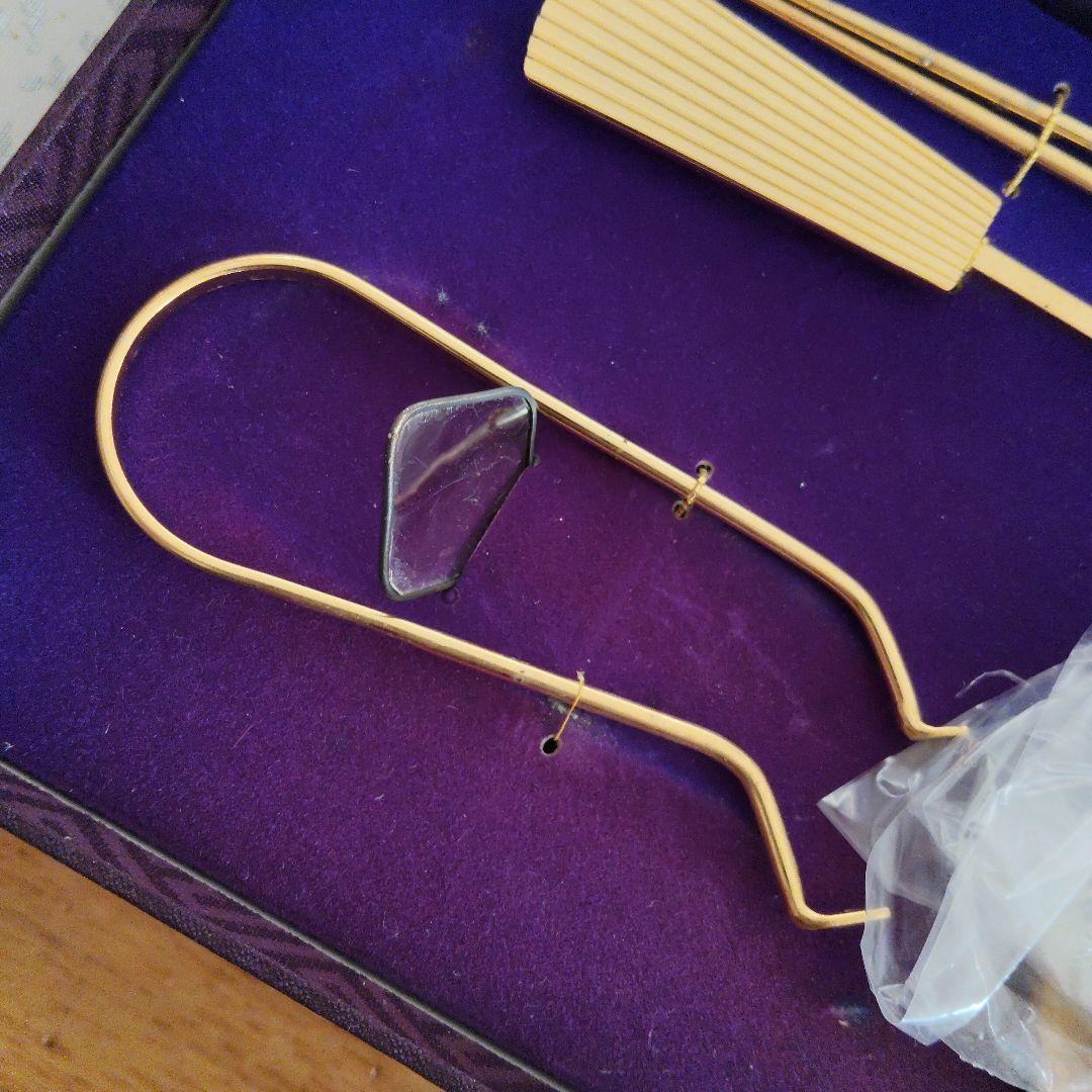 源氏香合せ　お香五種　香炉　火箸　灰押え