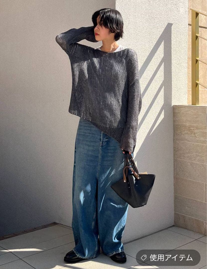 新品試着のみ＜&RC＞スーパーワイドルーズデニム カレンソロジー 38