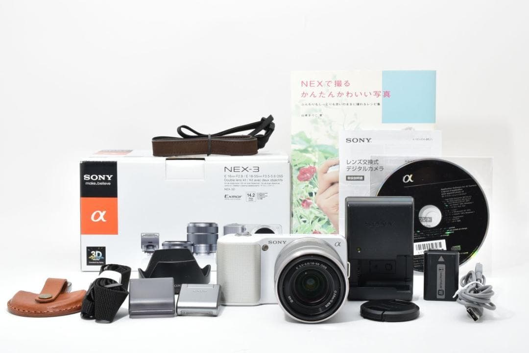 【箱付き】 SONY ソニー α NEX-3 レンズキット ミラーレス一眼カメラ