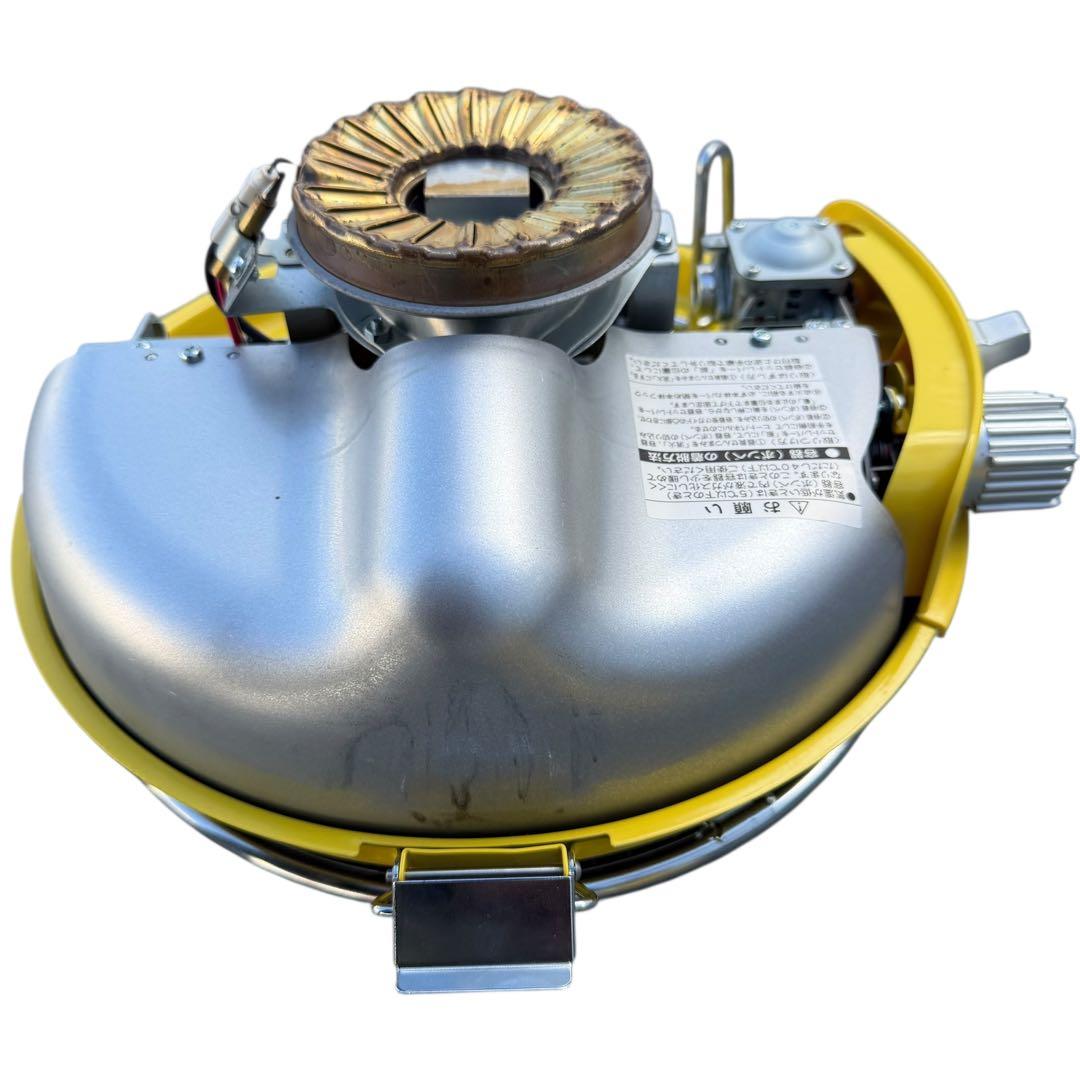 【美品】アラジン ポータブルガスストーブ イエロー SAG-BF02