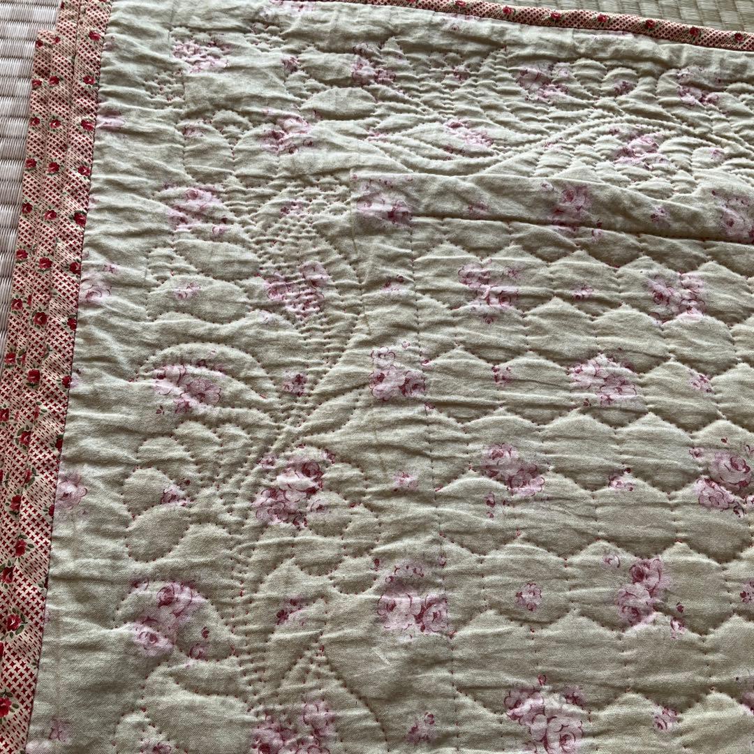 ハンドメイド ヘキサゴン ベッドカバー タペストリー